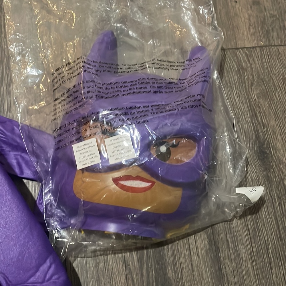 LEGO BATGIRL Costume GIRLS SIZE 7 -8 - Picture 3 of 7